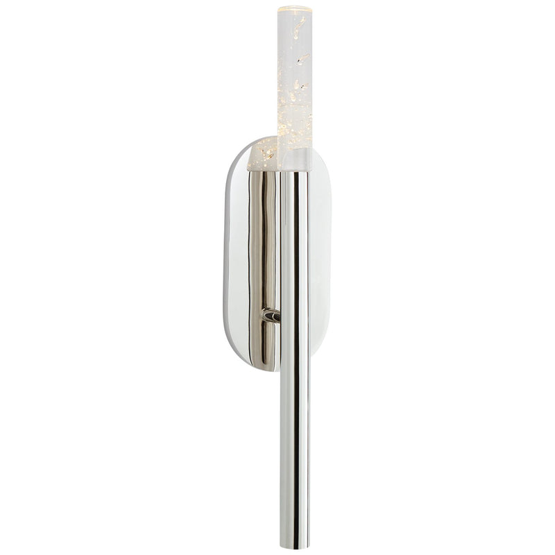 Rousseau Medium Bath Sconce in Polished Nickel
