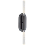 Rousseau Medium Vanity Bath Sconce in Bronze