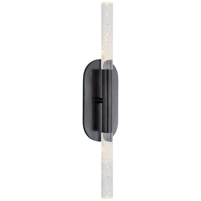Rousseau Medium Vanity Bath Sconce in Bronze