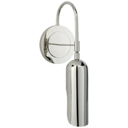 Lucien Functional Wall Light in Polished Nickel