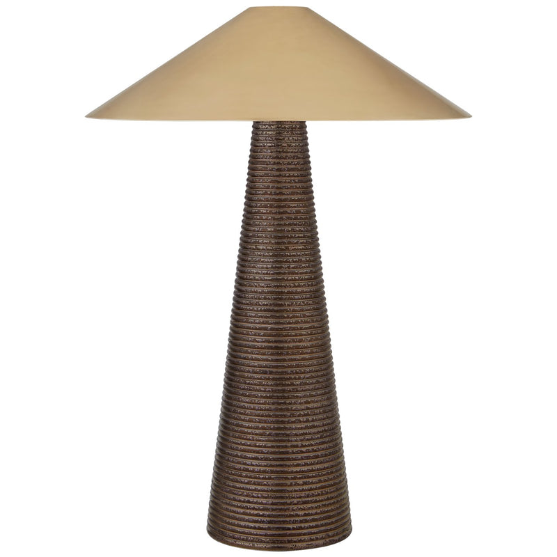 Miramar 2-Light Table Lamp in Crystal Bronze