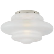 Tableau Medium Flush Mount in Polished Nickel