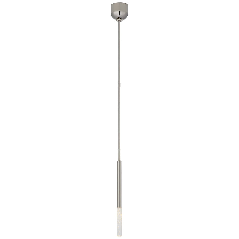 Rousseau Single Mini Pendant in Polished Nickel