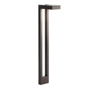 Two-Arm Landscape Path Light in Textured Architectural Bronze