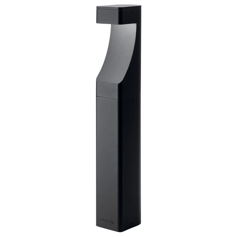 Landscape Bollard 27" in Textured Black