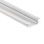 ILS TE Series 96" Tape Light Extrusion Channel in Shallow Well Recessed