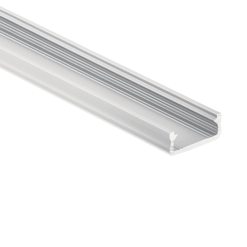 ILS TE Series 96" Tape Light Extrusion Channel in Shallow Well Surface