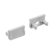 ILS TE Series Tape Light Channel End Caps in Standard Depth Surface