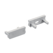 ILS TE Series Tape Light Channel End Caps in Shallow Well Surface