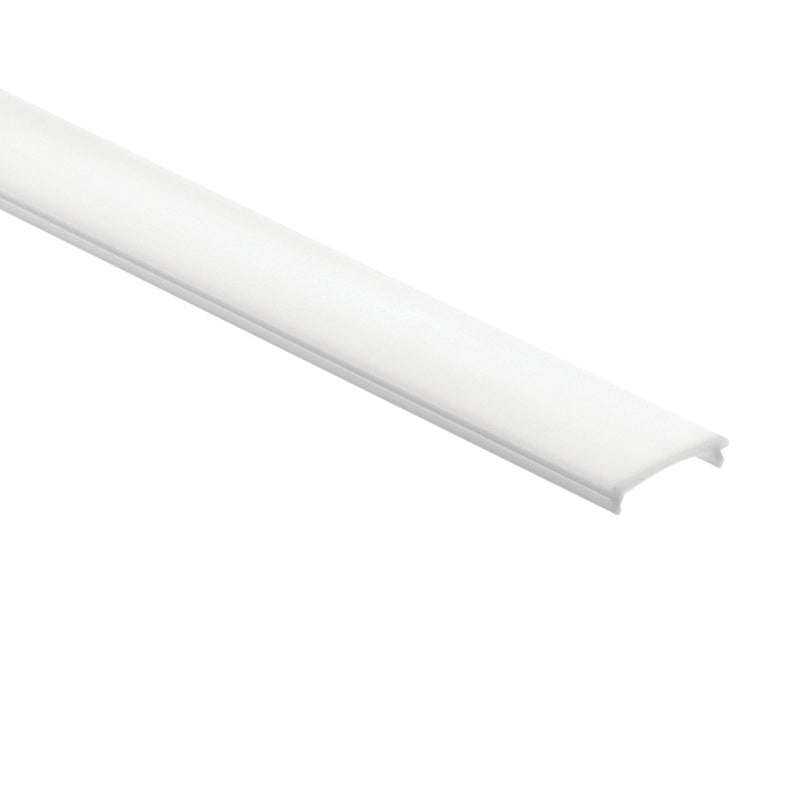 ILS TE Series 96" Tape Light Channel Lens in Single Width White Opaque