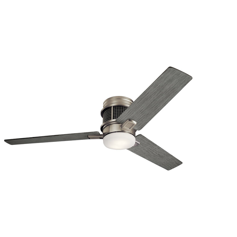 Chiara 52" Ceiling Fan with Light in Brushed Nickel