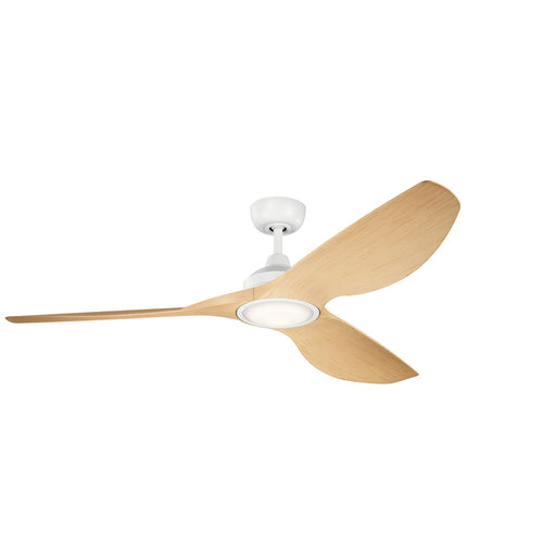 Imari 65" Ceiling Fan with Light in Matte White