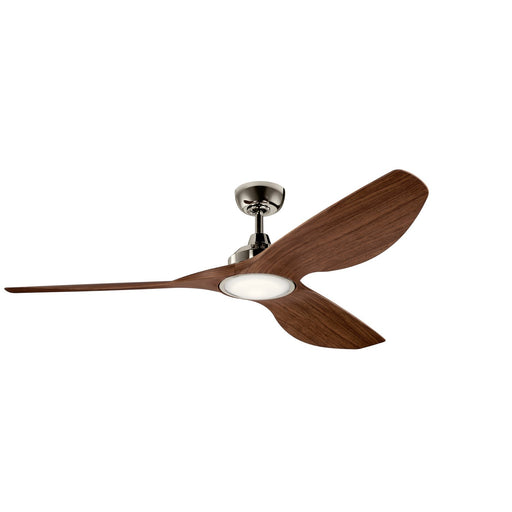 Imari 65" Ceiling Fan with Light in Polished Nickel