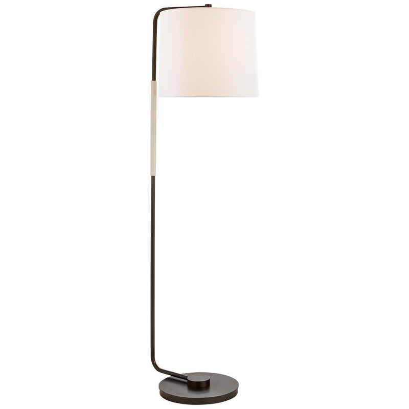 Swing Articulating Floor Lamp in Bronze