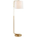 Swing One Light Floor Lamp in Soft Brass