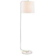 Swing Articulating Floor Lamp in Soft Silver