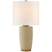 Chado Large Table Lamp in Coconut Porcelain