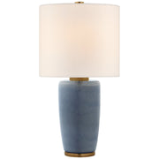 Chado Large Table Lamp in Polar Blue Crackle
