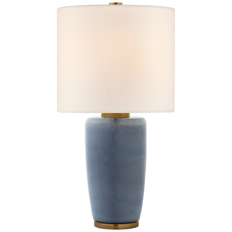 Chado Large Table Lamp in Polar Blue Crackle