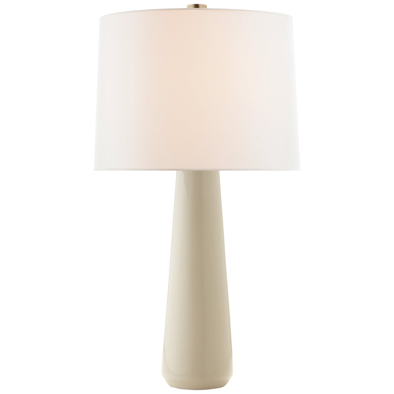 Athens One Light Table Lamp in Ivory