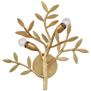 Mandeville 2-Light Wall Sconce in Antique Gold Leaf