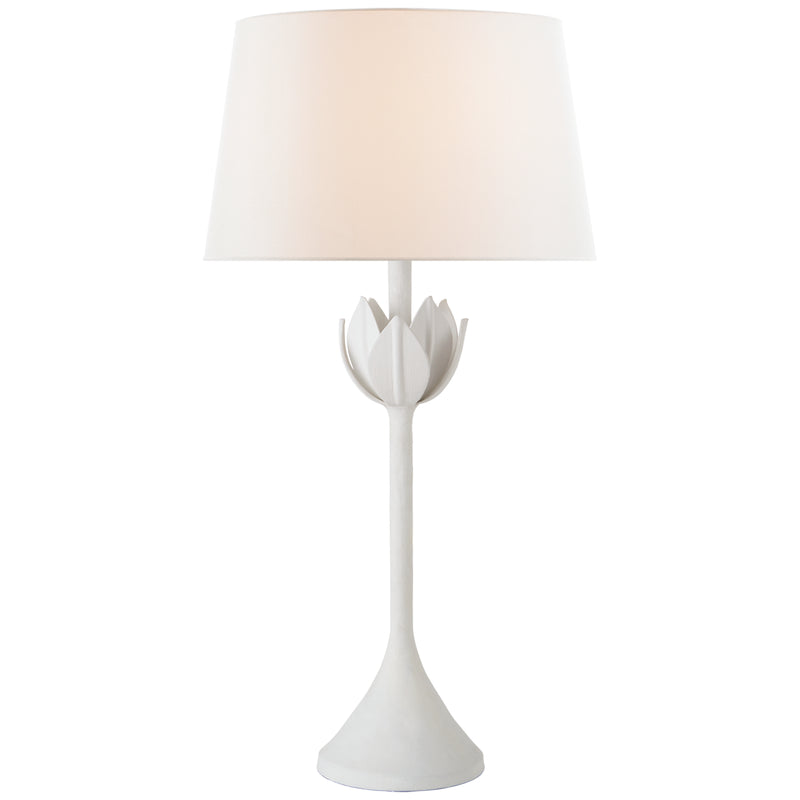 Alberto One Light Table Lamp in Plaster White