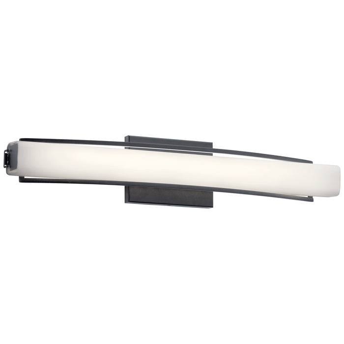 Rowan Linear Bath Sconce 25" LED in Matte Black - Lamps Expo