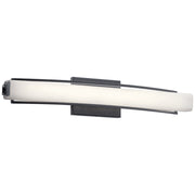 Rowan 25" LED Bath Vanity Light in Matte Black