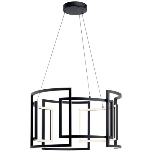 Melko 32" LED Pendant in Black