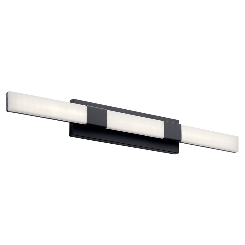 Neltev 36" LED Bath Vanity Light in Matte Black