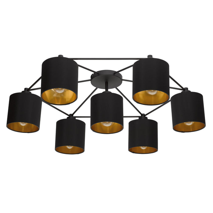 Staiti Celing Light in Black Finish - Lamps Expo
