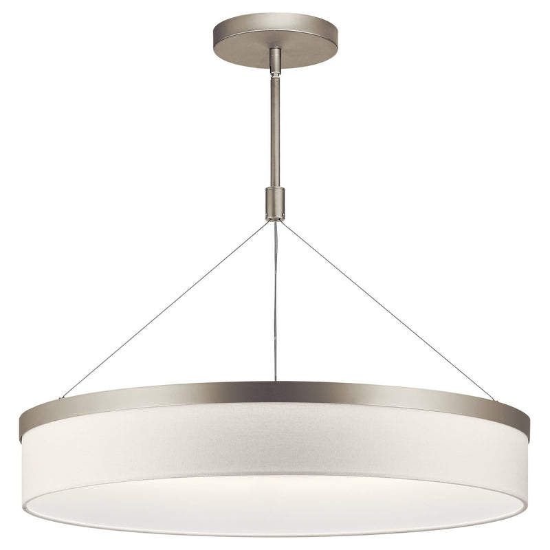 Mercel 3-Light 26.5" Pendant in Satin Nickel