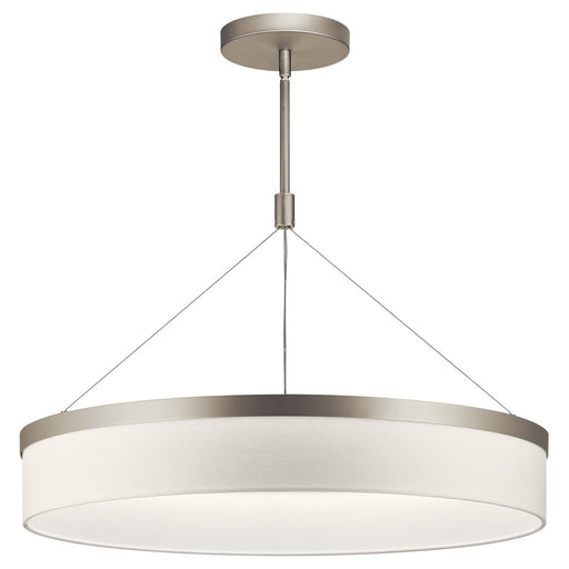 Mercel 3-Light 26.5" Pendant in Satin Nickel