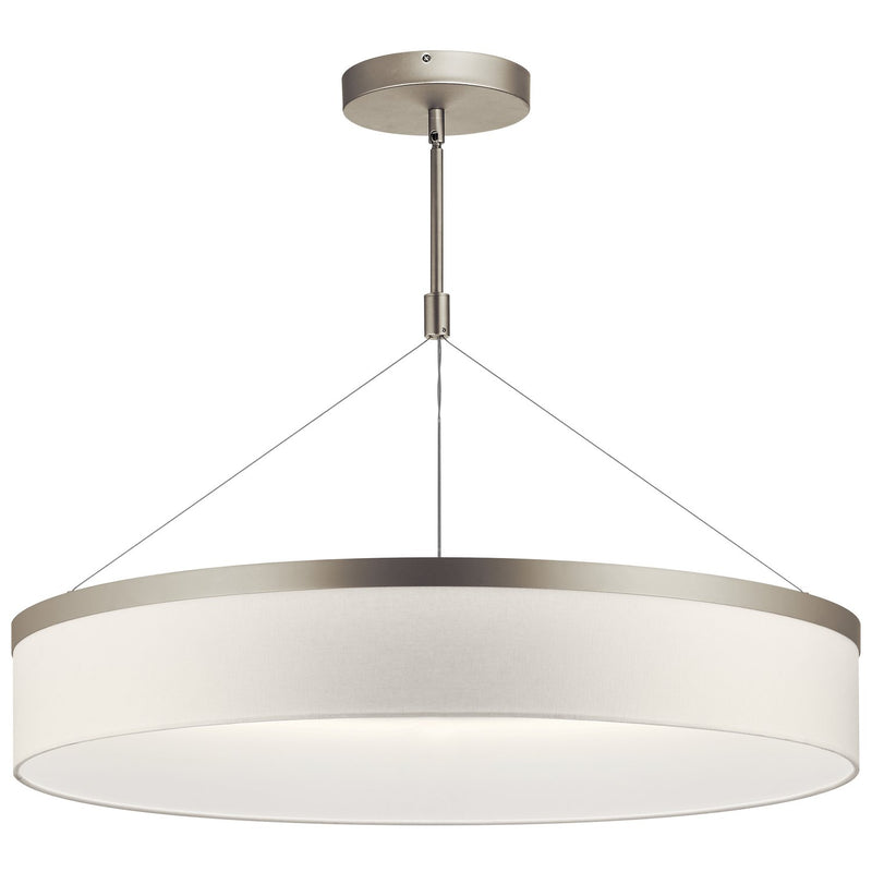 Mercel 3-Light 32.75" Pendant in Satin Nickel