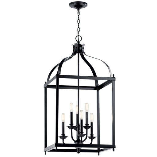 Larkin 6-Light Chandelier in Black