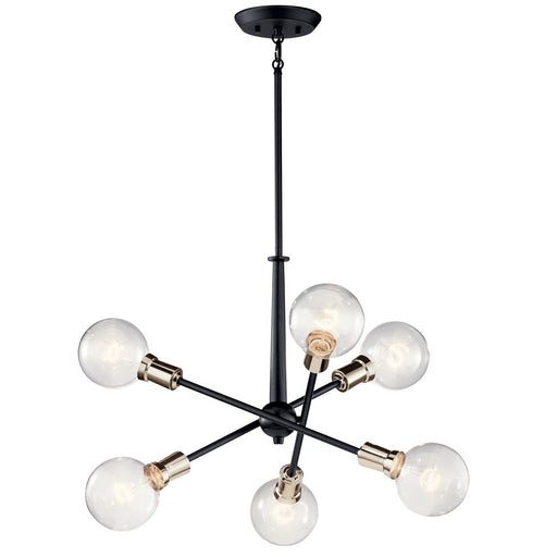 Armstrong 6-Light Chandelier in Black
