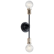 Armstrong 2-Light Wall Sconce in Black