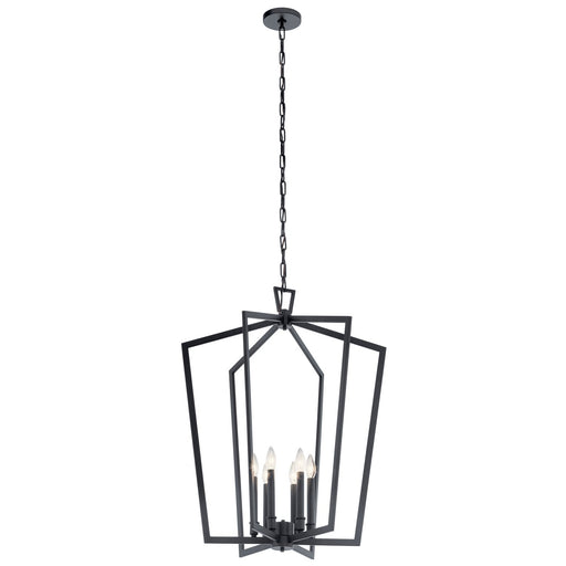 Abbotswell 6-Light Chandelier in Black