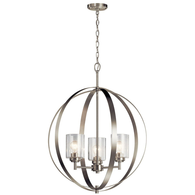 Winslow 3-Light Chandelier in Brushed Nickel