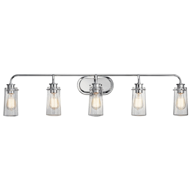 Braelyn 5-Light Bath Vanity Light in Chrome