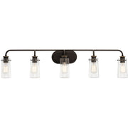 Braelyn 5-Light Bath Vanity Light in Olde Bronze