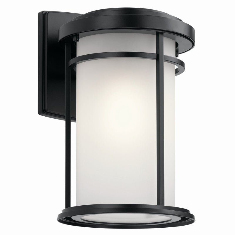 Toman Medium Outdoor Wall Lantern in Black