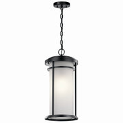 Toman Outdoor Lantern Pendant in Black