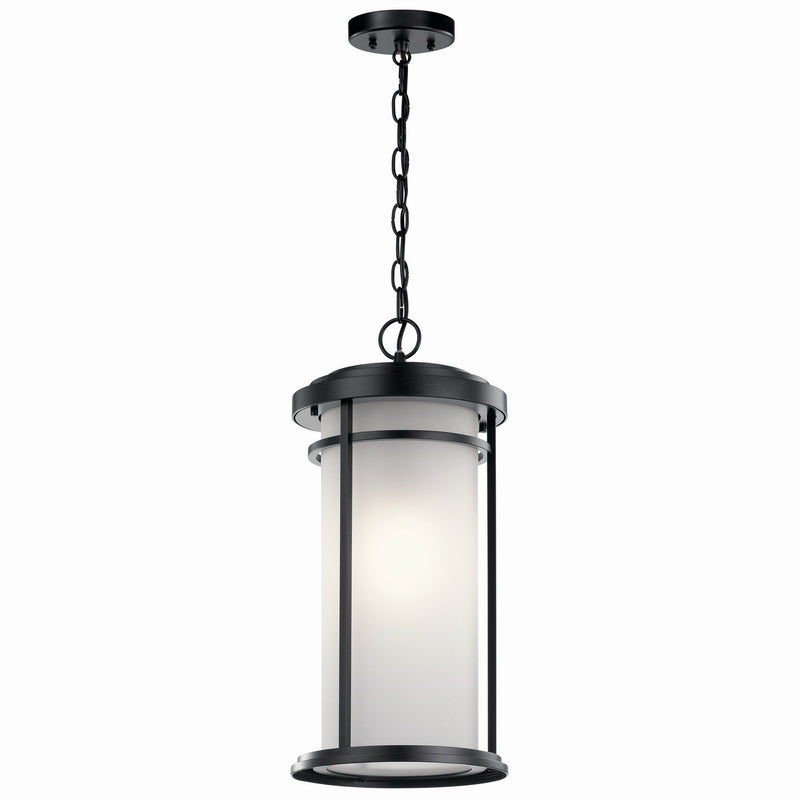 Toman Outdoor Lantern Pendant in Black