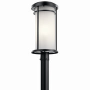 Toman Outdoor Post Light in Black
