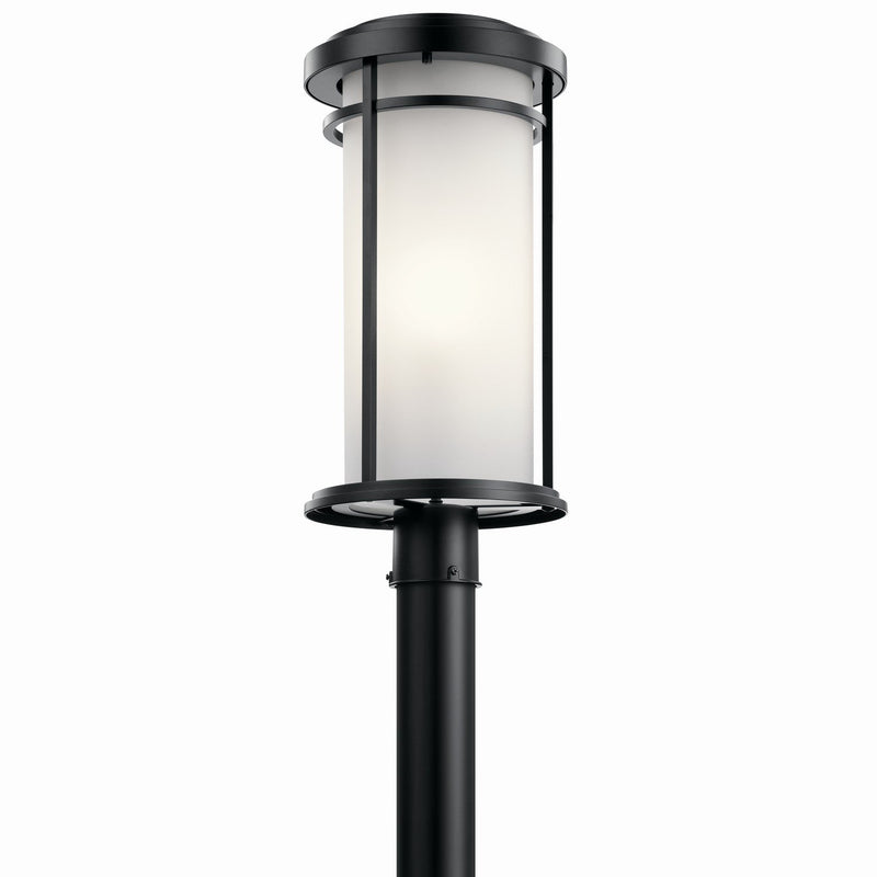 Toman Outdoor Post Light in Black