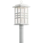 Beacon Square Outdoor Post Light in White