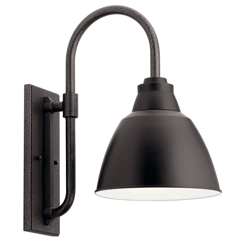 Pellinord 10.25" Outdoor Wall Sconce in Black