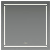 Lingo 36" x 36" Square LED Mirror in Standard