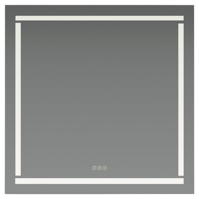 Lingo 36" x 36" Square LED Mirror in Standard